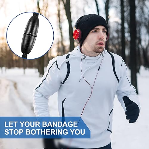 Miniatura 5 de 100 piezas de conectores de barril de cuentas de cierre, cierre de seguridad, cierres de seguridad de plástico para collares, pulseras, joyas (negro)