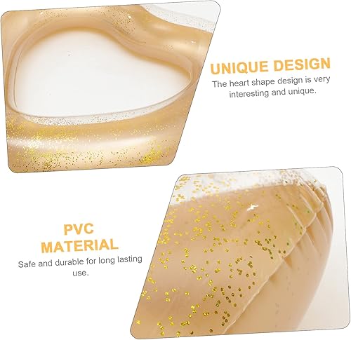 Miniatura 8 de FELTECHELECTR Anillo de natación en forma de corazón Juguete de verano Kidcraft Playset Baby Summer Toys Kids Pool Kids Swim Ring Beach Party