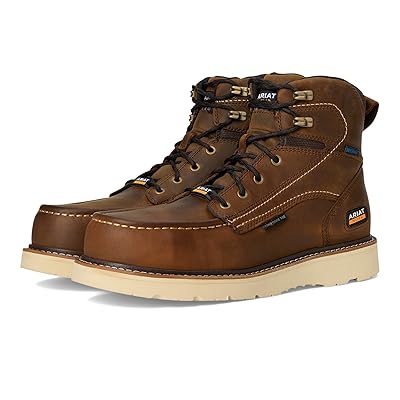 Ariat Rebar Wedge Moc Toe 6 Waterproof Composite Toe Work Boots Men