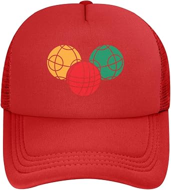 Bocce Ball Lover Hat Funny Mesh Baseball Cap Summer Trucker Hats Gift for Men Women