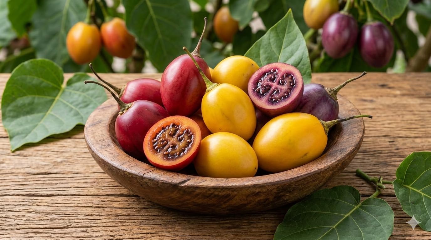 Semences de tamarillo, 3 couleurs : rouge, jaune, violet ✩ Tomate exotique en arbre ✩ Qualité supérieure - 2