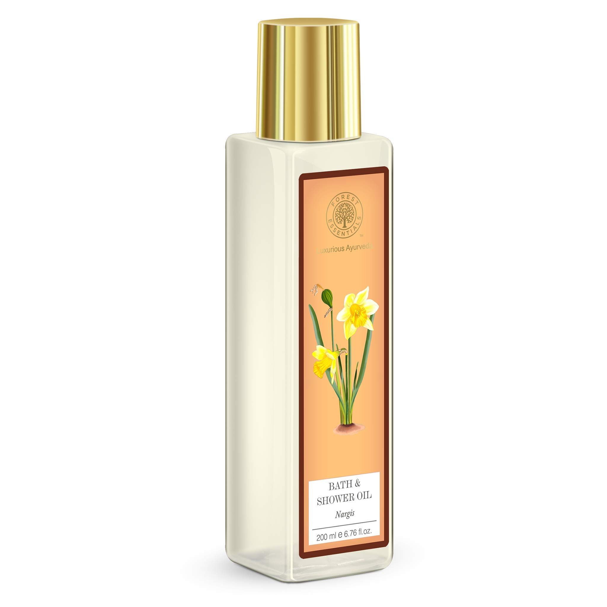 Forest Essentials Nargis Huile hydratante pour bain et douche 200 ml