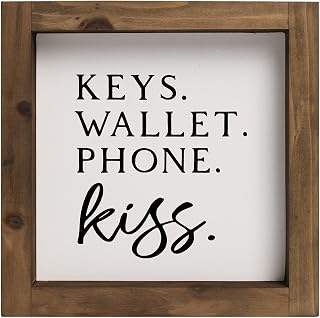 flangairy Keys Wallet Phone Kiss Sign, 6