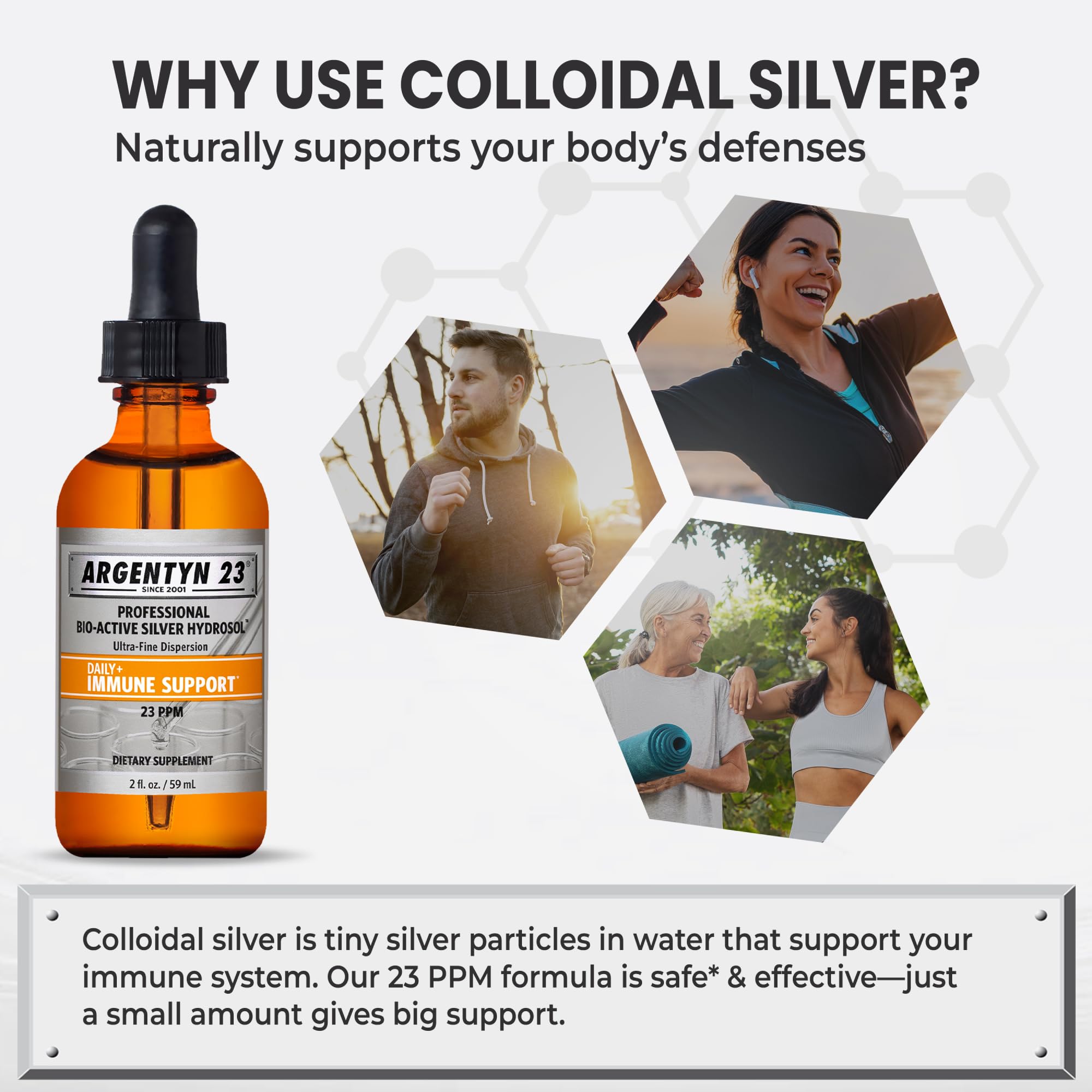 Argentyn 23 Professional Immune Support, Colloidal Silver, 2 fl oz (59 mL) — Amazon image 4