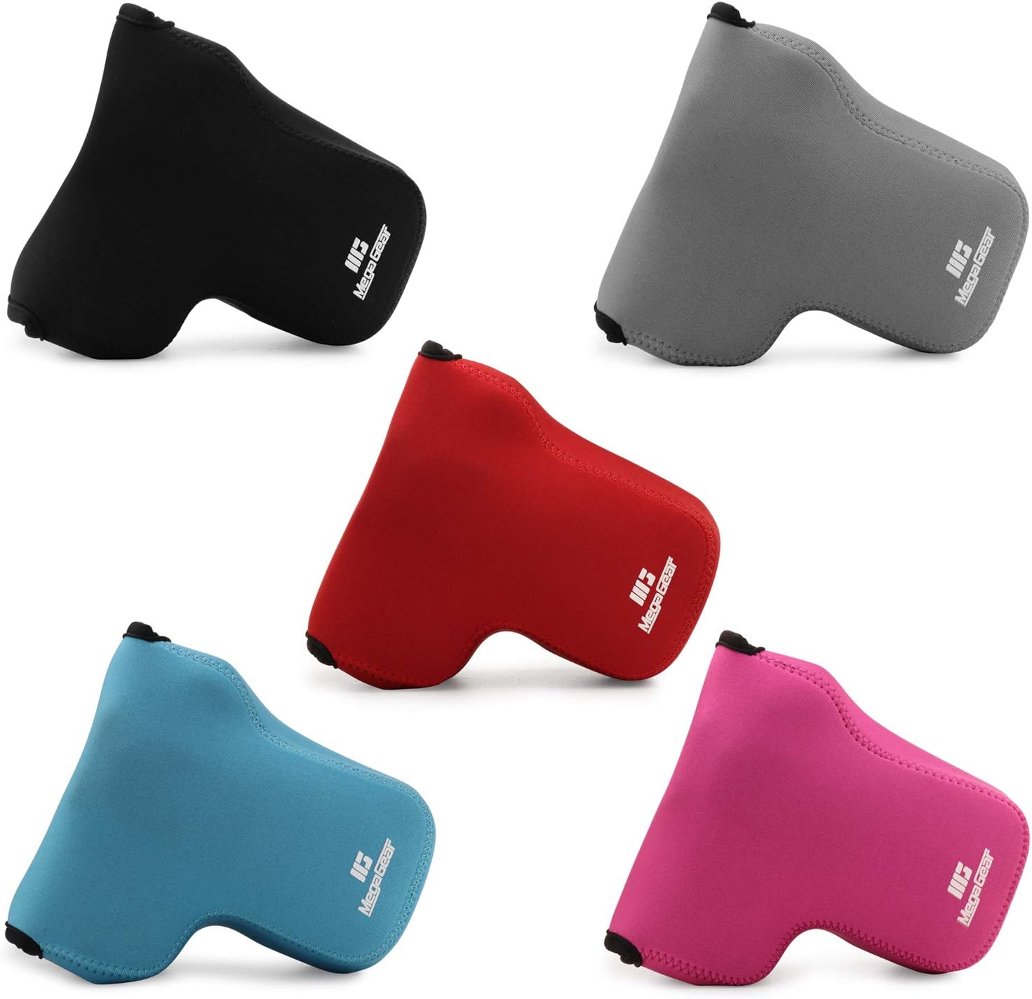 MegaGear MG1916 Ultra Light Neoprene Camera Case Compatible With Fujifilm X-T4, X-T5 (Xf16-80MM) - Black, PU Leather