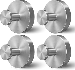 Shower Hooks for Inside, Suction Cup Hooks for Towel, Glass Window,Removable for Bathrooms,4 Packs(Silver)