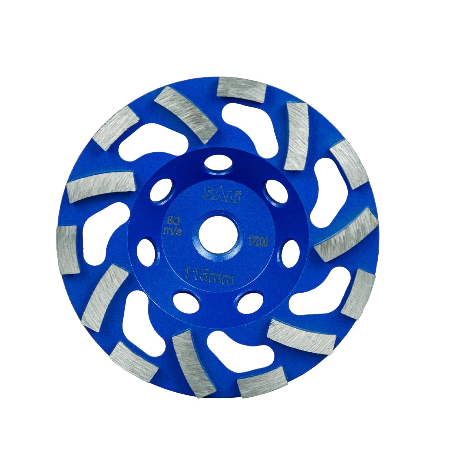 SALI 4.5 Inch Concrete Grinding Wheels 14 Turbo Diamond Segments 5/8-11 Arbor Diamond Grinding Wheel Fit for Paint, Epoxy, Mastic Coating Removal with CDB New Technology Strange 1.0