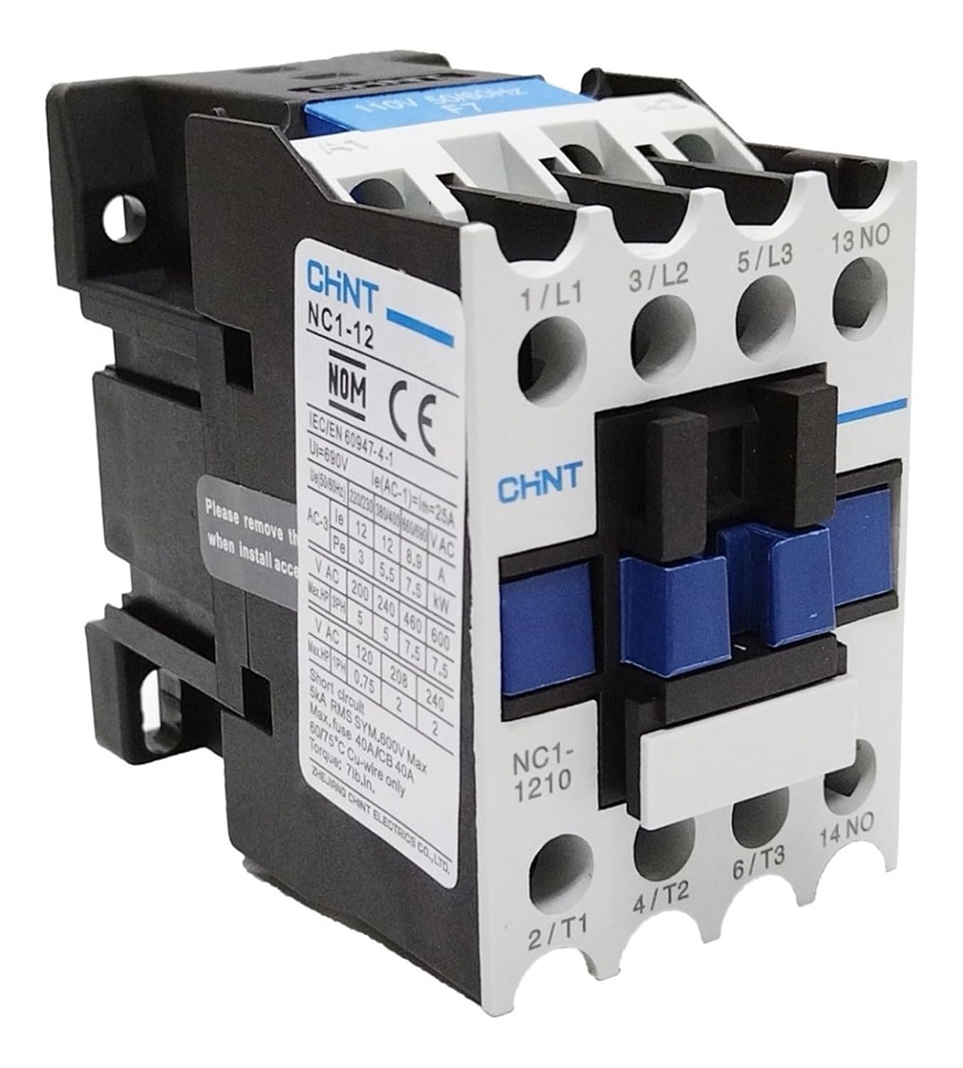 Contactor 12 Amp for 3hp 220vAC(24VDC)