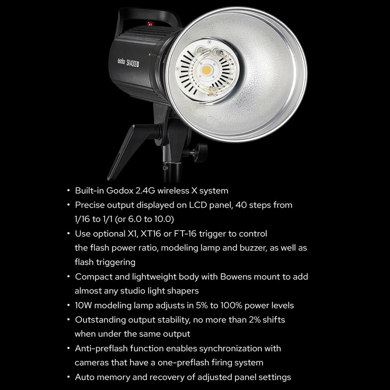 GODOX SK400II-V SK400IIV Flash Estroboscópico Profesional para Estudio