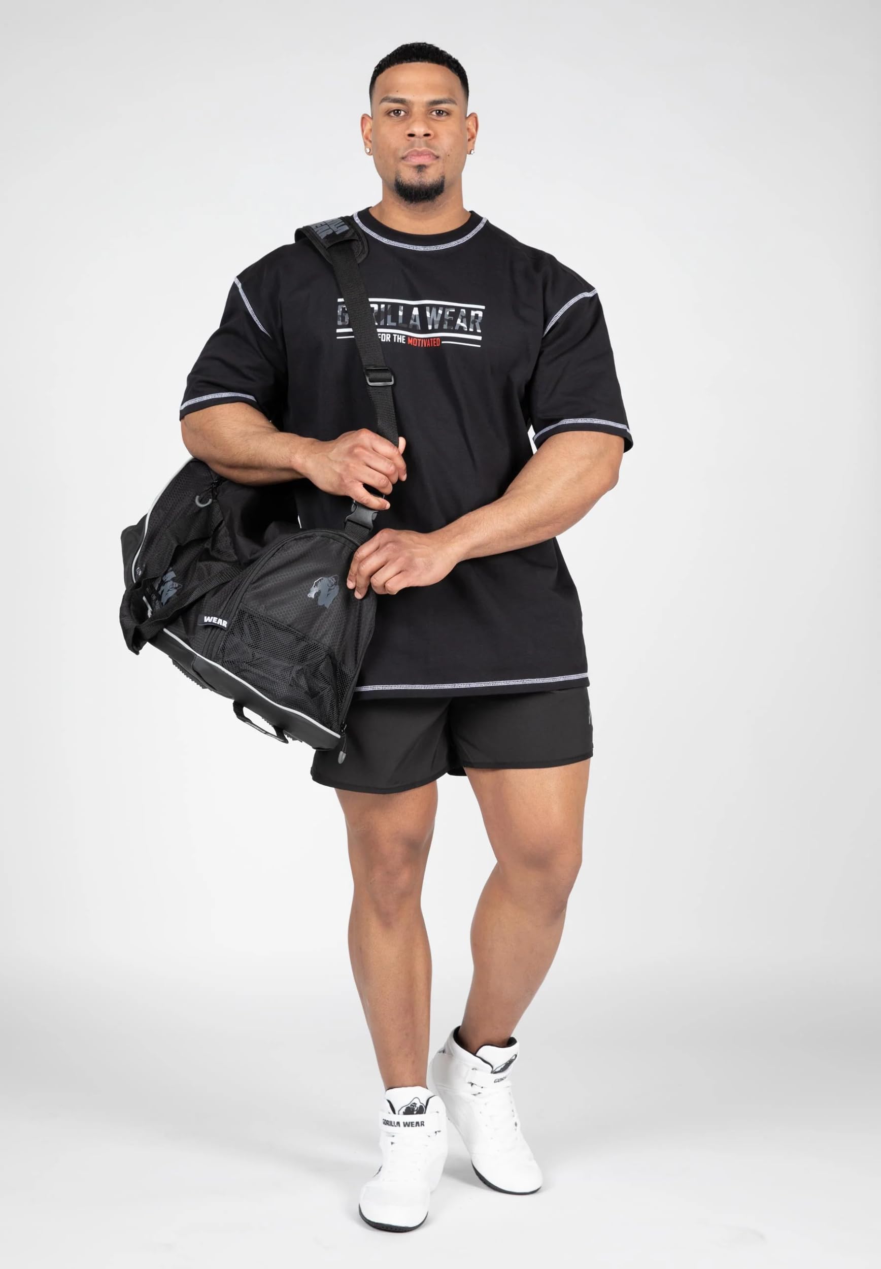 Gorilla Wear Saginaw Oversized T-Shirt - Black