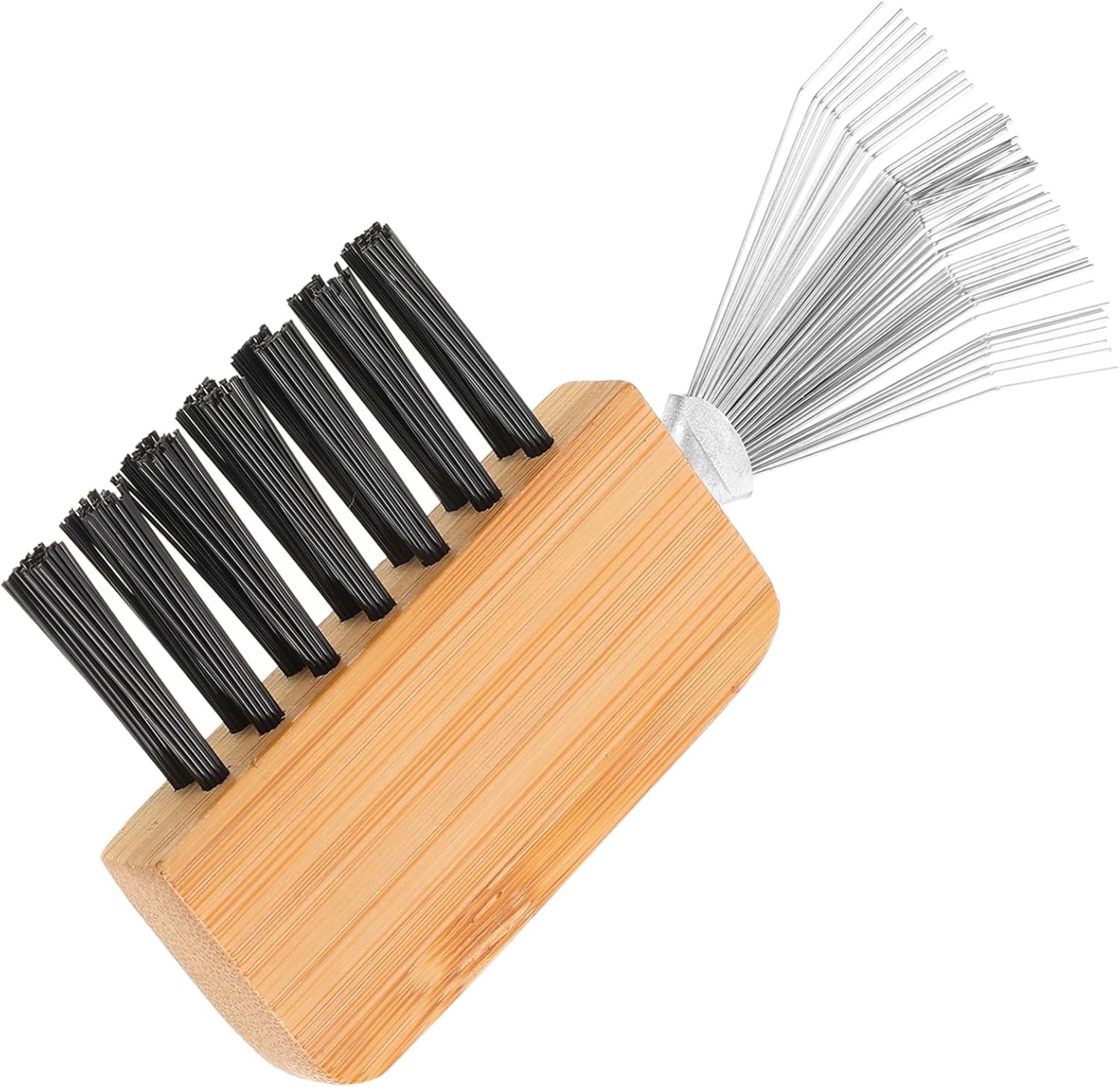 STOBOK 3pcs Clean Comb Frog Cleaner Arrangement Rake Kenzan Cleaner Auxiliary Floral Tools Arrangement Cleaner Kenzan Pin Brush Hair Brush Cleaner Wood Khaki