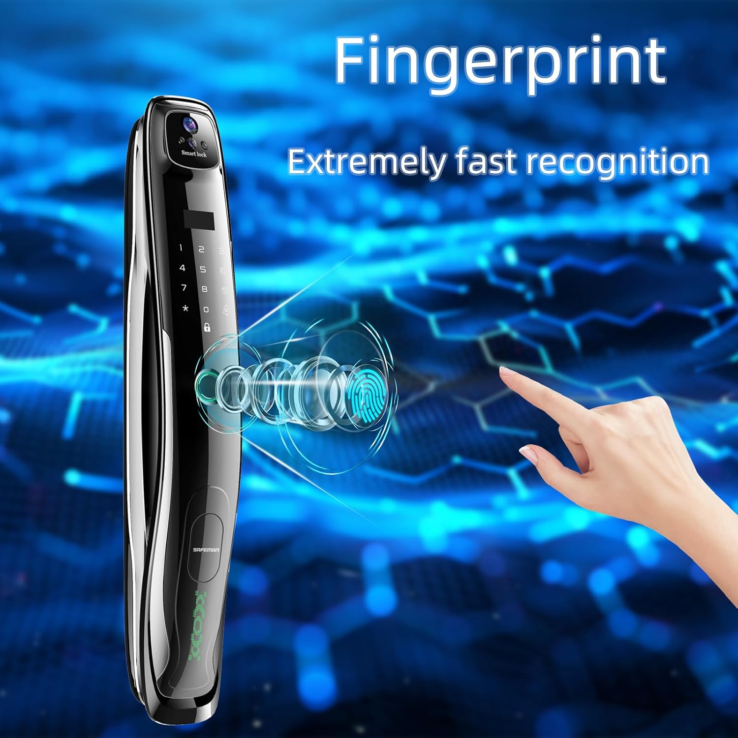 Makayuron Smart Door Lock M03Pro fingerprint recognition