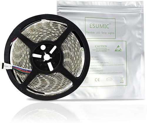 Mixed-Gadgets LED Light Strip 16 4ft wasserdichte flexibler RGB WeiAY 300leds Farbwechsel-Streifen Licht Mixed-Gadgets LED Light Strip 16 4ft wasserdichte flexibler RGB WeiAY 300leds Farbwechsel-Streifen Licht