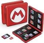GeeRic 12 Slot Game Card Storage Case Compatible with Switch, Portable Game Card Storage Cartridge Case with Switch, Games Cartridges & Slot