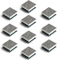 Vista 2 de MAX7219 Pantalla de matriz de puntos - Pantalla integrada 4 en 1, unidad de control SCM, LED, componentes electrónicos, 5V