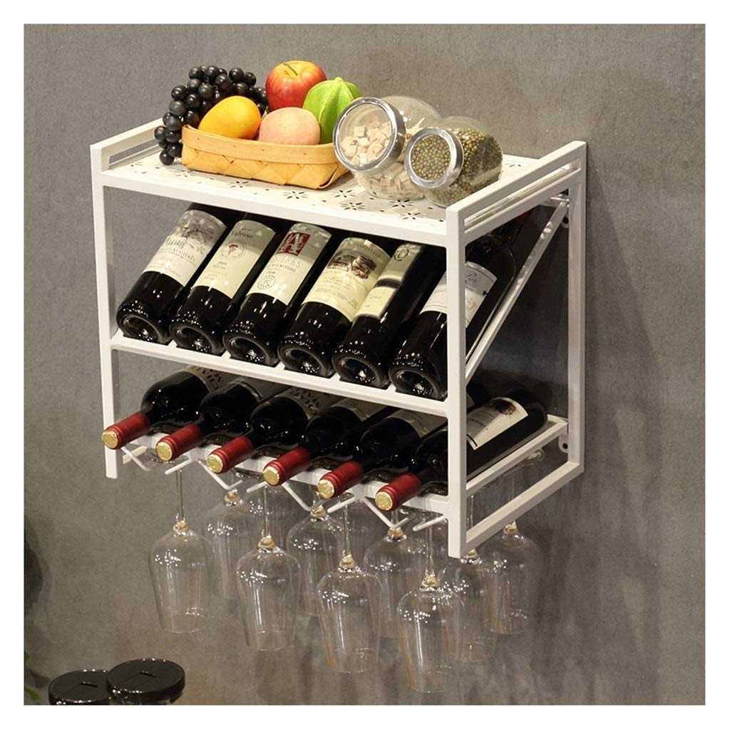 Armoire à vin suspendue murale en métal au design européen créatif