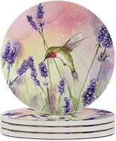 Vista 9 de París - Juego de 4 posavasos para bebidas, 4 pulgadas, románticos, estilo francés, torre Eiffel, absorbentes, de cerámica de diatomita, para mesa