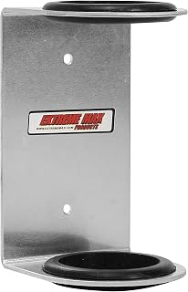 Extreme Max 5001.6219 Wall-Mount Aluminum Wall-Mount Flashlight Holder for Race Trailer, Garage, Shop, Enclosed Trailer, Toy Hauler