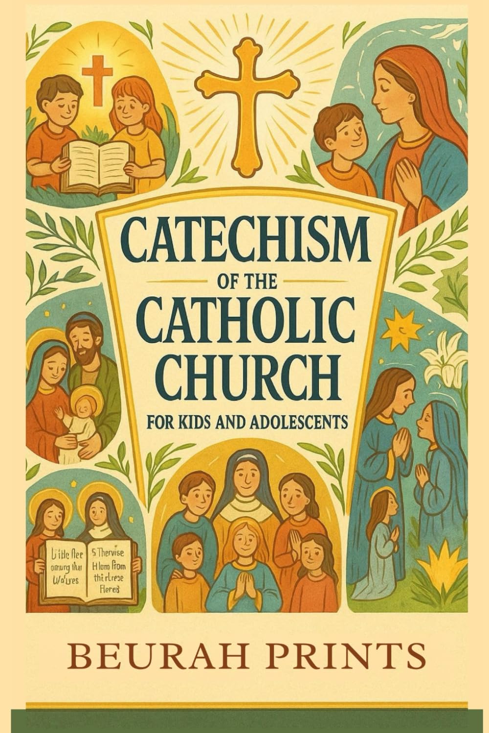 Catechism of the Catholic Church for Kids and Adolescents: A Journey into Catholic Beliefs and Traditions with a Guide to Strengthen Faith and Deepen Young Minds’ Relationship with God and the Church      Paperback – Large Print, April 22, 2025