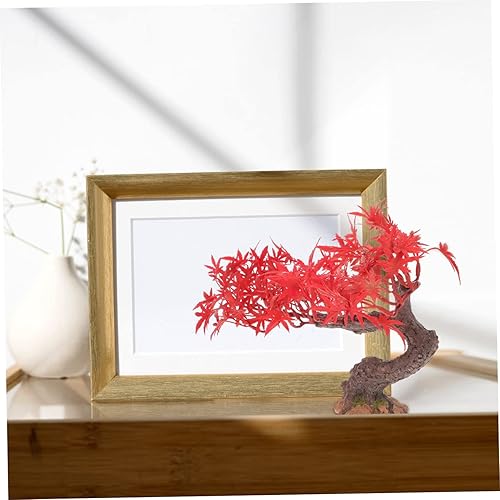Miniatura 9 de ORFOFE Micro plantas de paisaje, decoración de mesa japonesa, flores de cementerio, jarrones de cerámica para decoración del hogar, árbol de arce