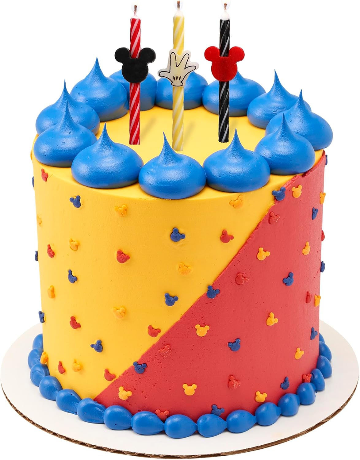 Disney's Mickey Mouse Birthday Candles | Cake Decoration Toppers | 6 Count