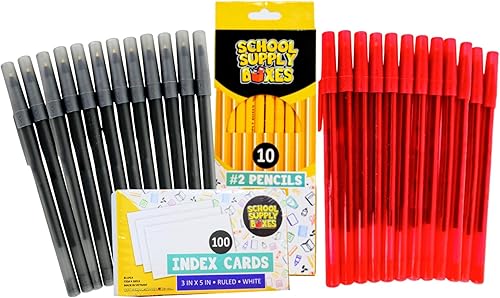 Miniatura 6 de Paquete de escritura para escuela primaria  1 caja  51 piezas por caja  School Supply Boxes  Productos esenciales para el regreso a clases  Incluye