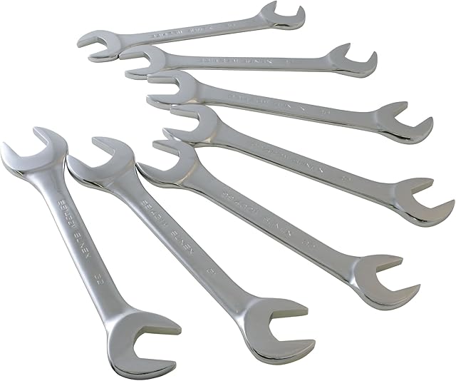 SUNEX Tools Sunex Conjunto De Chaves Anguladas Métricas Jumbo 9927 Cr-Mo 26 Mm  29 Mm 7 Peças