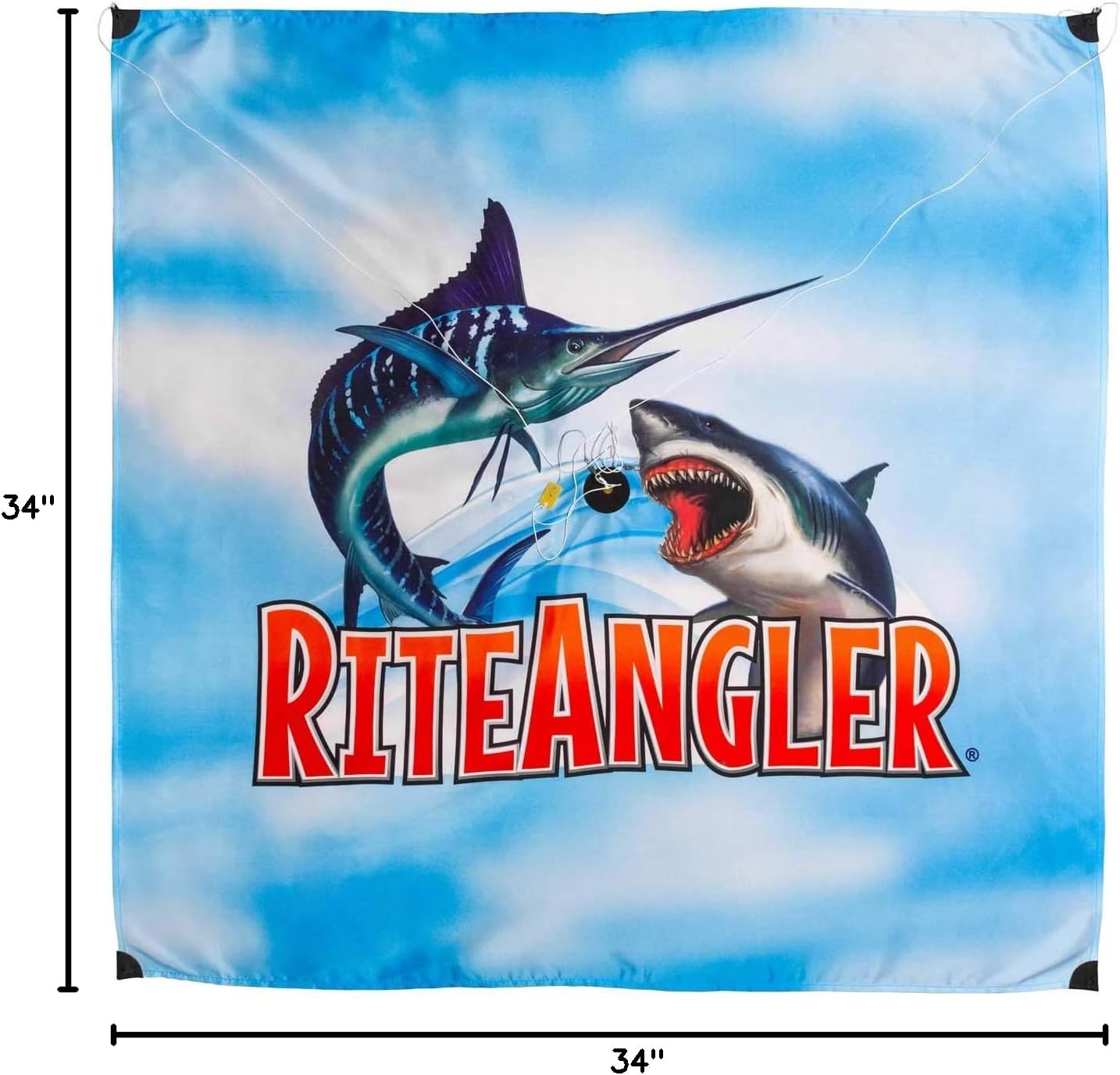 Rite Angler Fishing Kite for Saltwater, Offshore, Freshwater Bass Fishing