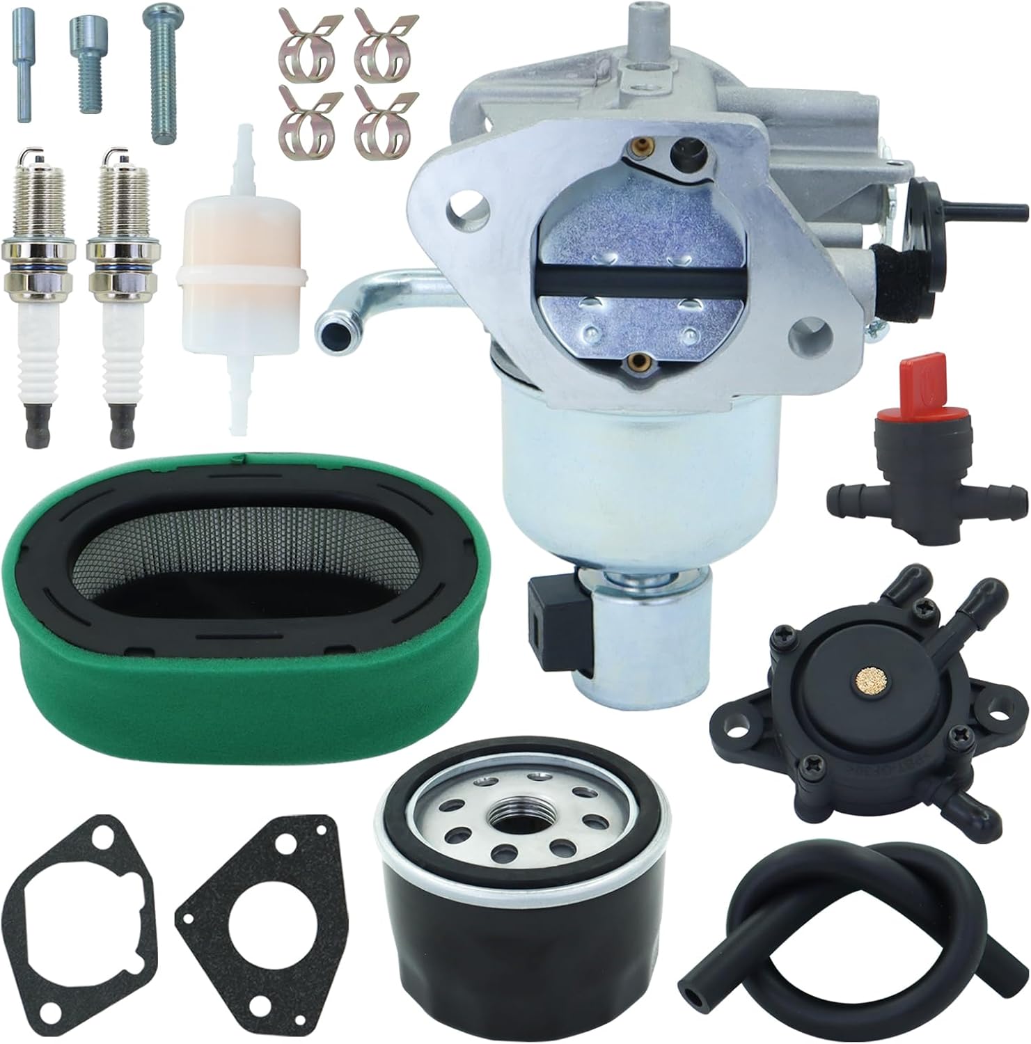 16-853-19-S Carburetor Fits for Kohler 7000 Series KT715 KT725 KT730 KT735 KT740 KT745 for 1685319S 16 853 19S 32 853 63-S 32-853-67-S 32-853-34-S 32 853 50-S with Oil filter Air filter