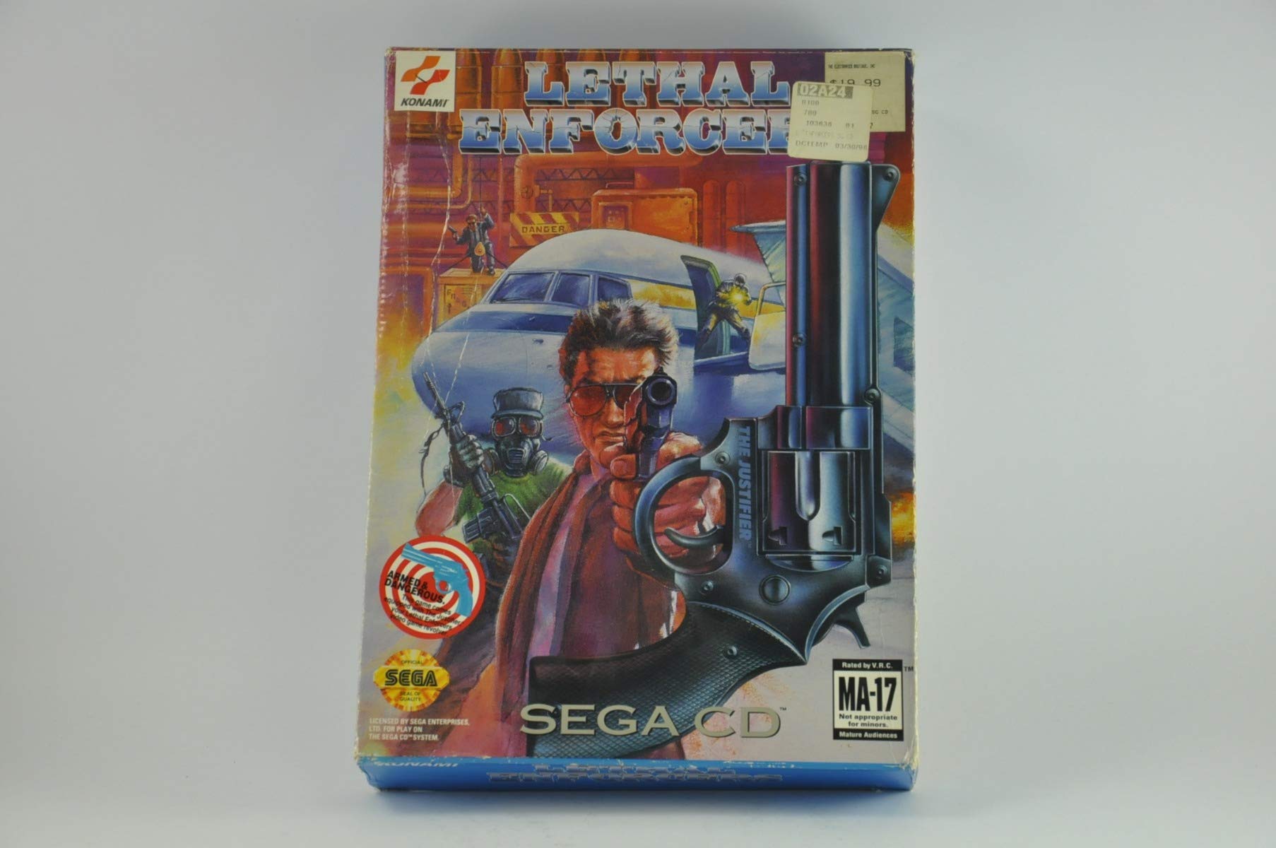 Lethal Enforcers Box - Sega CD - US