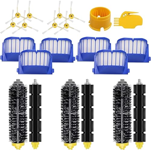 Tai Xin BATT Piezas de repuesto para iRobot serie 600 694 692 690 680 685 660 665 651 650 614 618 620 630 640 kits de accesorios para cepillo