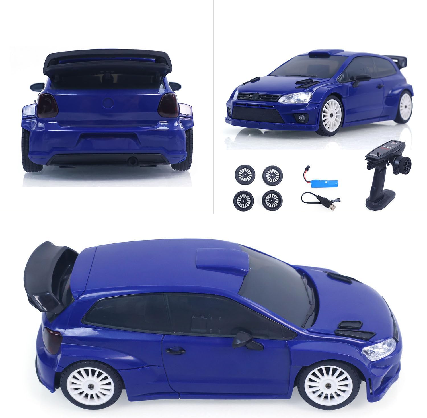TOUCAN RC HOBBY US in Stock LDRC 1/28 Plastic RC Off-Road Vehicle 4x4 Drift Car 4WD Model LD2801 Battery for Ages 14+