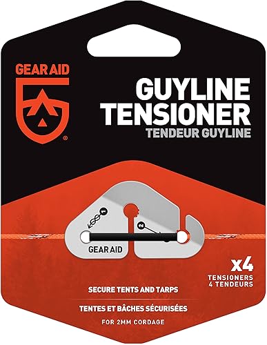Miniatura 2 de GEAR AID El tensor Guyline se usa para asegurar rápidamente tiendas de campaña, lonas y configurar un tendedero tenso en el campamento