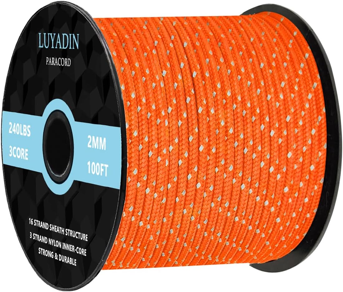 Reflective Paracord 240lb