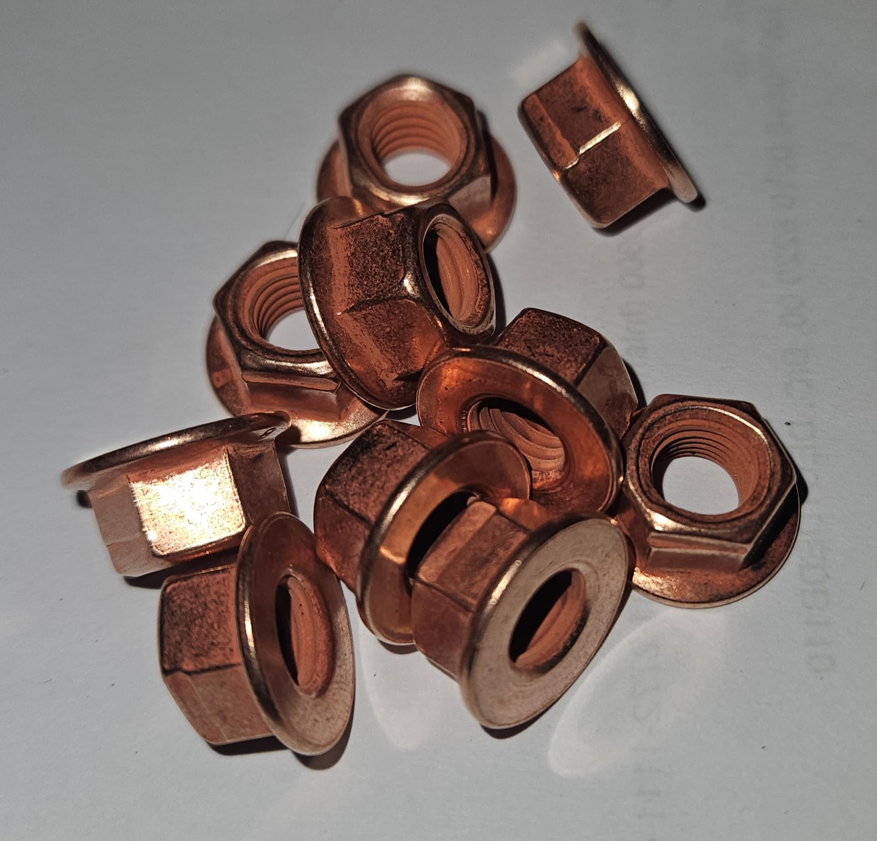 15 Stück Kupfer Auspuffmuttern M8 - Für BMW E30 Und Mehr