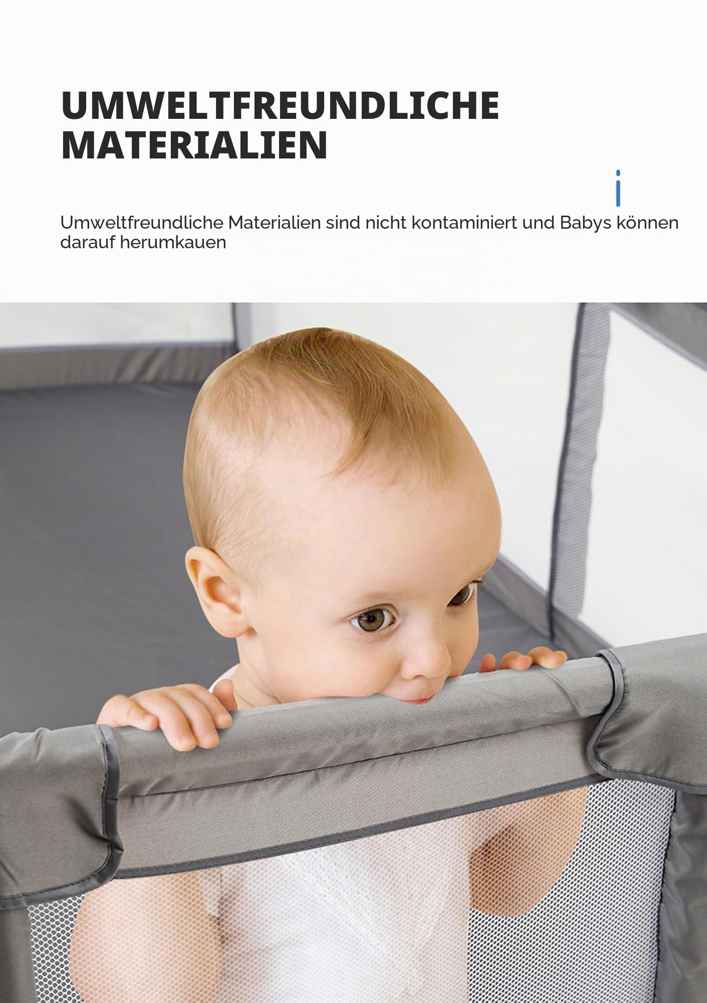 Laufstall Baby, Laufstall für Drinnen, Großer Laufgitter Baby, Kinderaktivitätszentrum Spielhof Spielplatzpark für Kinder mit Antikollisionsschaum (2.0 * 2.0M)