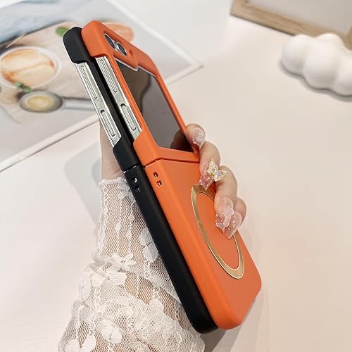 Miniatura 5 de ZIYE Funda para Samsung Galaxy Z Flip 5 compatible con MagSafe Funda rígida de PC Galaxy Z Flip 5 para mujeres, hombres y niñas, superficie suave,