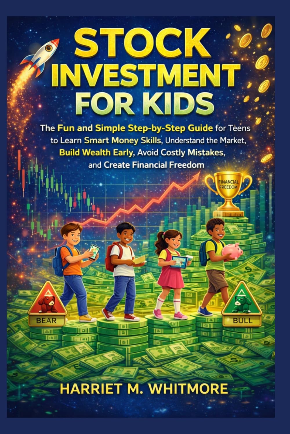 Stock Investment For Kids: The Fun and Simple Step-by-Step Guide for Teens to Learn Smart Money Skills, Understand the Market, Build Wealth Early, Avoid Costly Mistakes, and Create Financial Freedom
