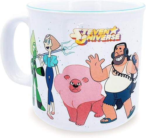 Miniatura 2 de Steven Universe Crystal Gems - Taza de cerámica para cámper  Taza de café para espresso  Capacidad para 20 onzas