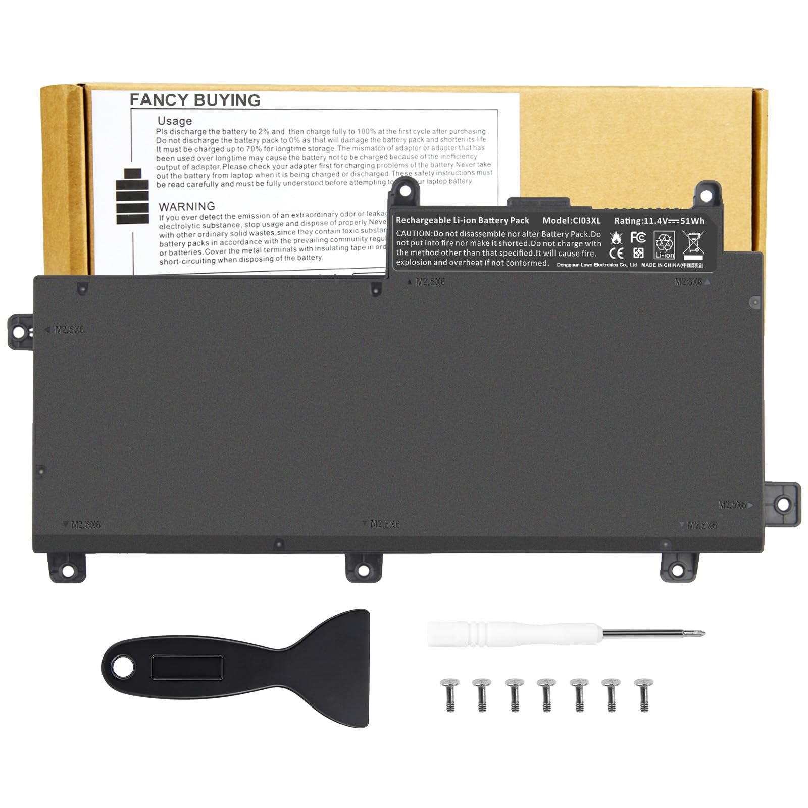 Amazon.com: Fancy Buying New CI03 CI03XL Laptop Battery for HP