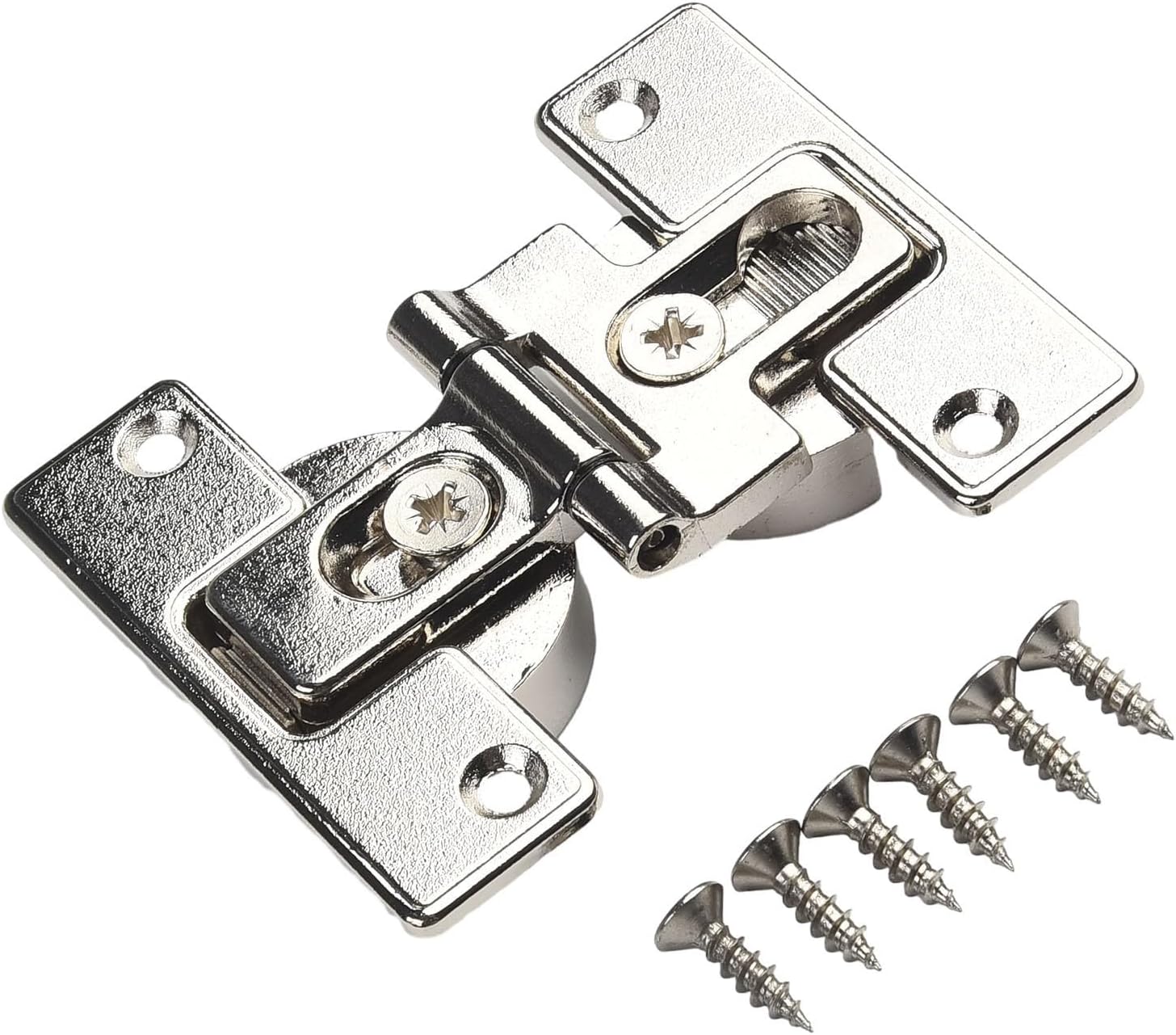 Zinc Alloy Cabinet Door Flap Folding Hinges 180 Degree Concealed Self Supporting Design for Folding Tables Wardrobes and Shoe Cabinets