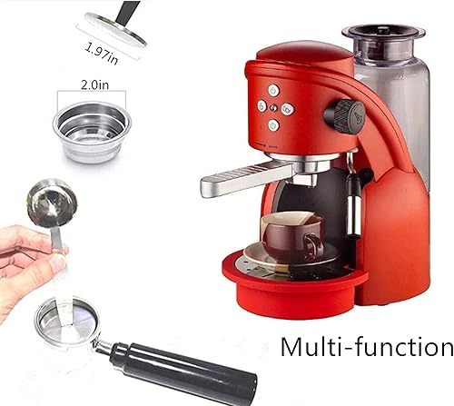 Miniatura 4 de Cuchara de café expreso, cucharada de acero inoxidable, multifunción, 2 en 1, cucharas de té de medición de manipulaciones