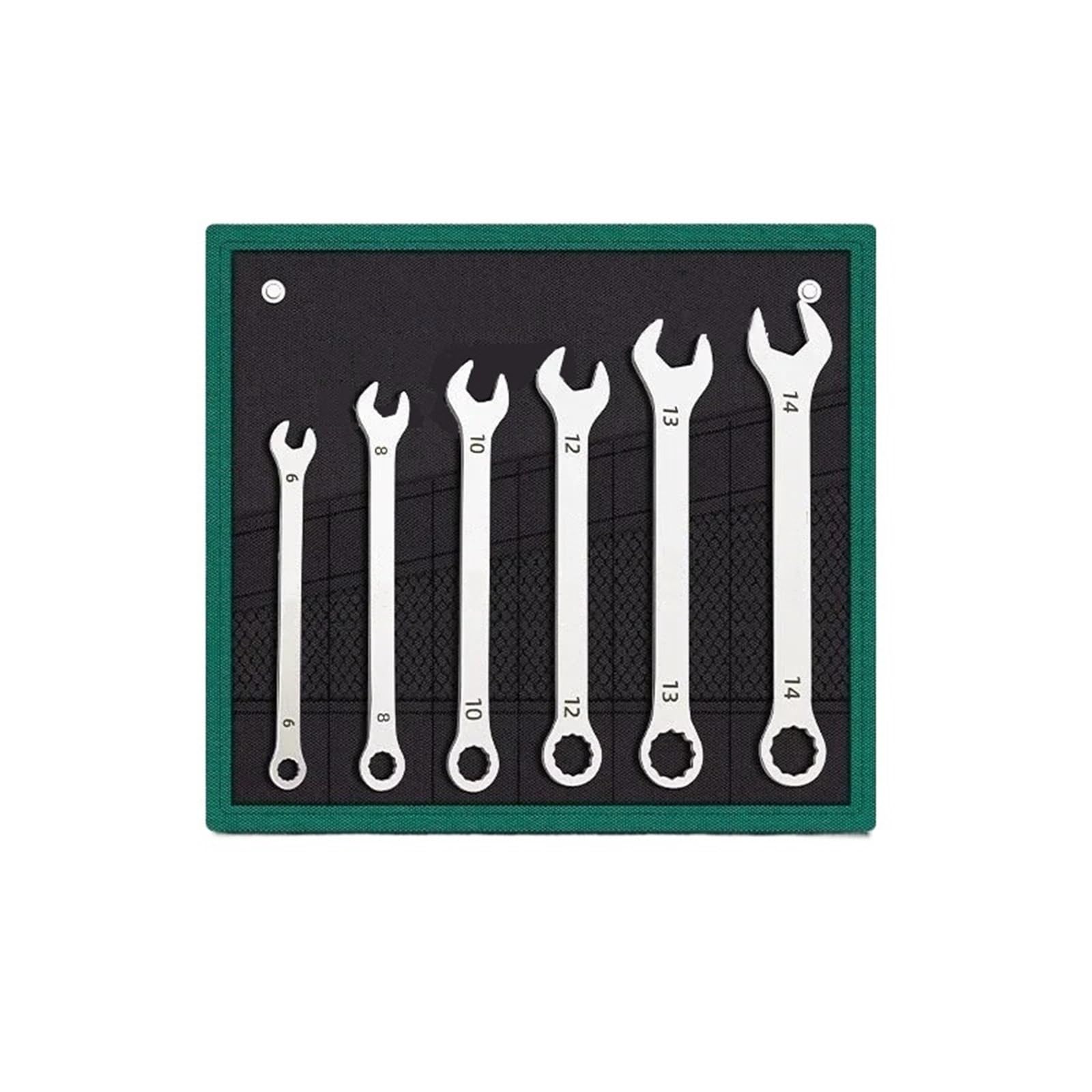 OLAQWENB Torque Wrenches Thin Open End Wrench Set 6-27mm Plum Wrenches Combination Dual Heads Ratchet Spanner Car Repairing Precision Torque Wrench(Dual-Use 6 pcs)