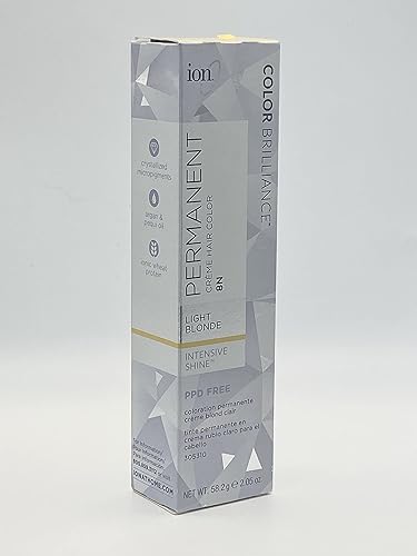 Vista 139 de Ion Crema Permanente para el Cabello - Rubio Cobrizo 7RC Medium Copper Blonde,1V Jet Black,4N Medium Brown,4RC Medium Copper Brown,Radiant