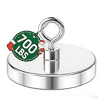 Vista 10 de Grtard Kit de pesca con imán de 500 libras para regalos de hombres, imán de pesca de 2.36 pulgadas resistente, imanes de neodimio N52 fuertes, kit