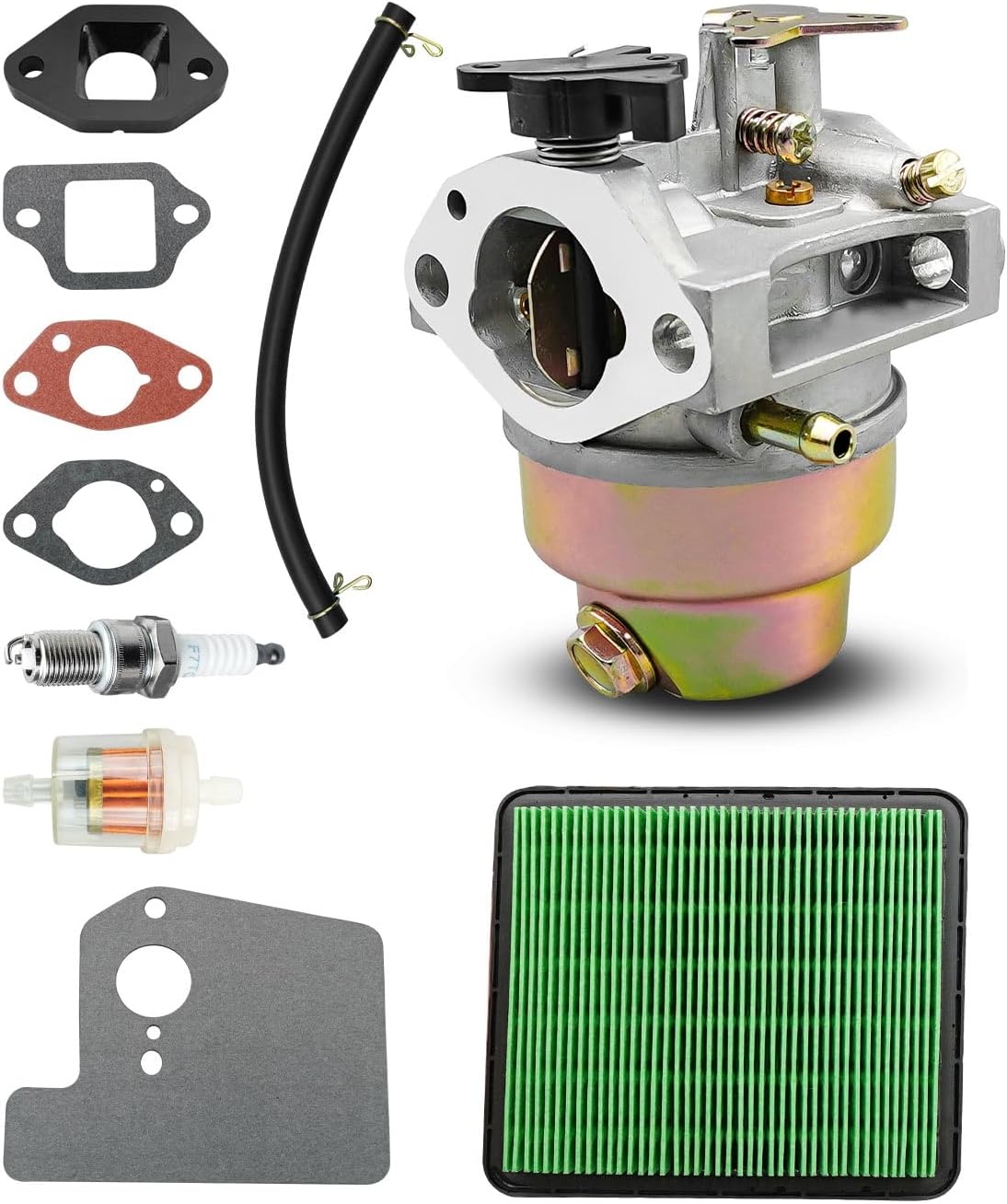 Carburetor Kit Fit for Excell VR2522 Pressure Washer Parts 5.5 Hp 2500 PSI 2.2 GPM with Air Filter Cleaner