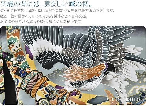 Amazon | 七五三 着物 男の子 5歳 [なごみや] アンサンブル10点