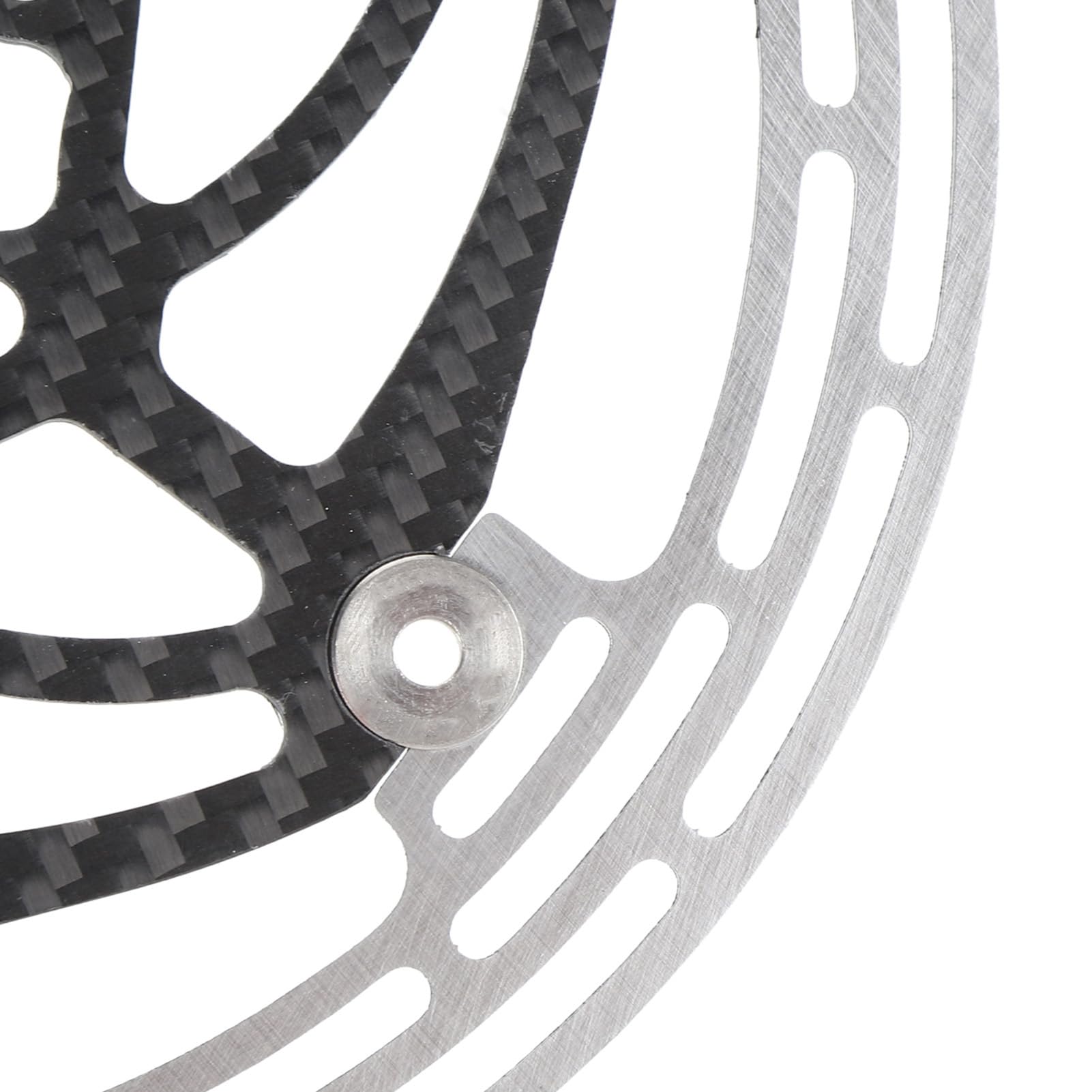 Rotor de Freno de Disco Flotante, Rotor de Freno de Disco de Bicicleta Disipación de Calor Acero de Fibra de Carbono para Ciclismo