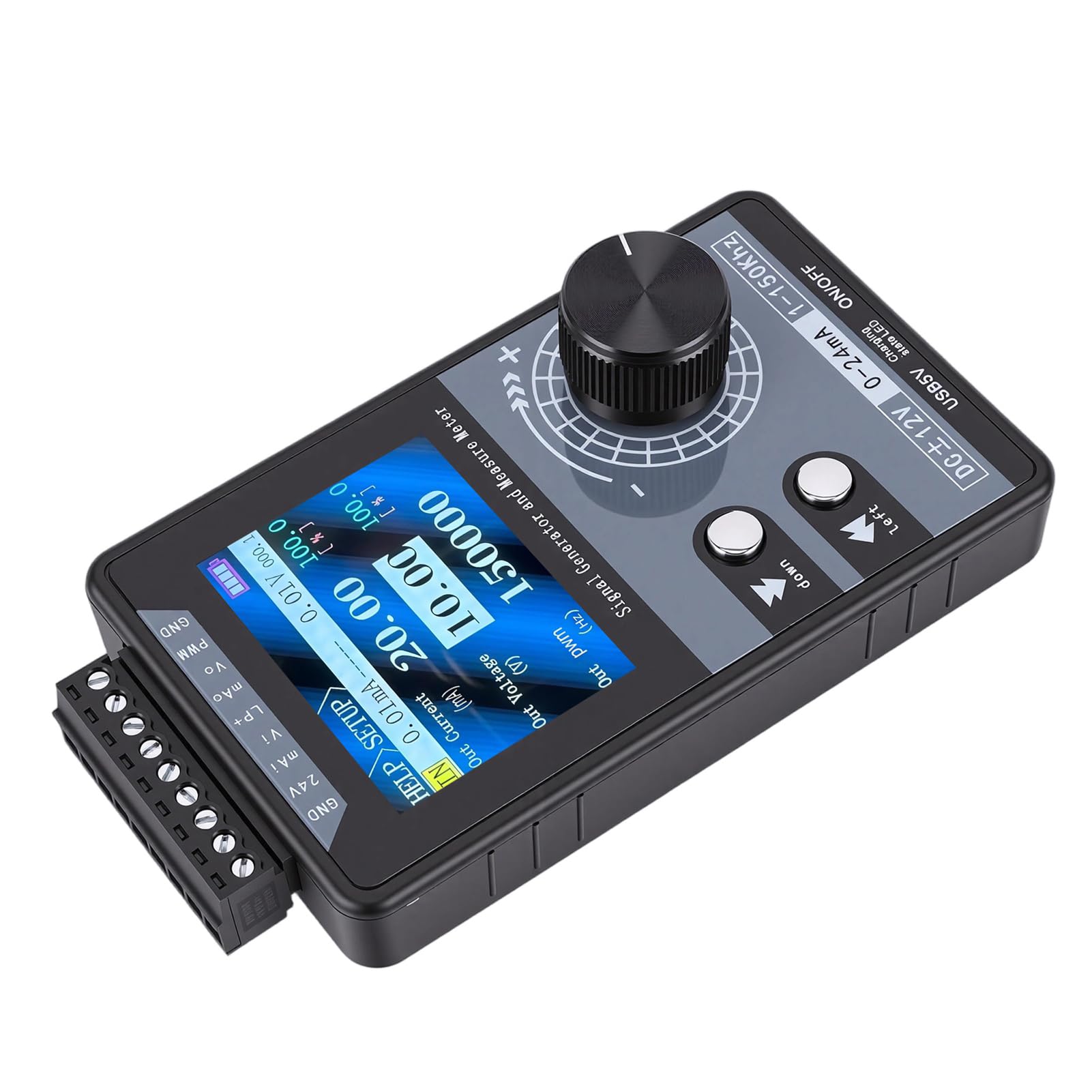 Einstellbarer Signalgenerator 4-20mA Stromsimulator PWM für SPS Controller | Präzise Spannungs- und Stromregelung für Kalibrierungen