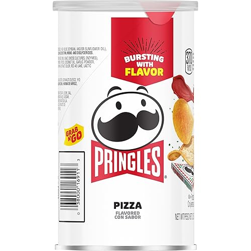 Vista 33 de Pringles - Botana de papas fritas, sabor a barbacoa, Grab and Go, lata de 2.5 onzas (paquete de 12)